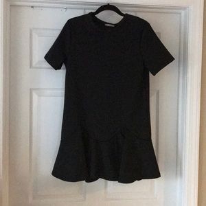 ZARA W&B COLLECTION BLACK MINI DRESS
